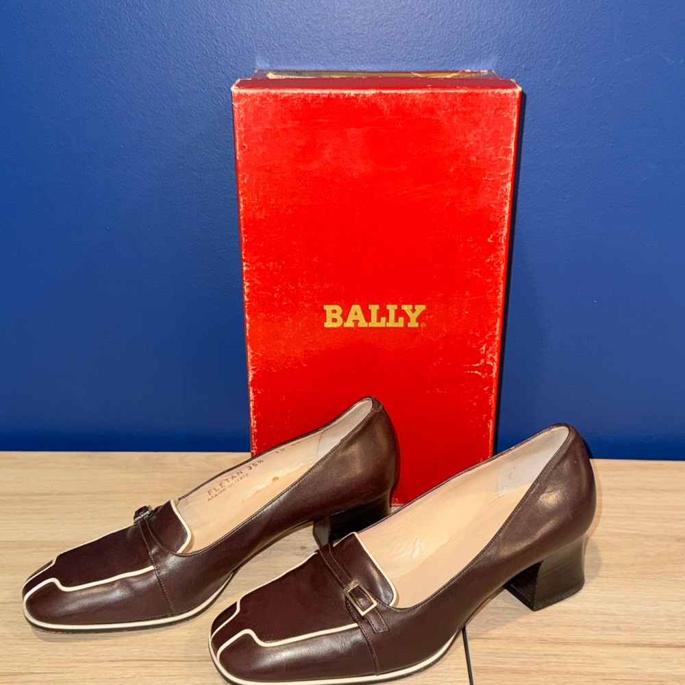 Bally Vintage Leather Pumps | Made in Italy | EU 35.5 / US 5